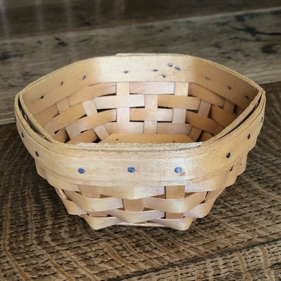 Longaberger Small Hexagon Handwoven Basket Fabric Liner - Picture 9 of 13